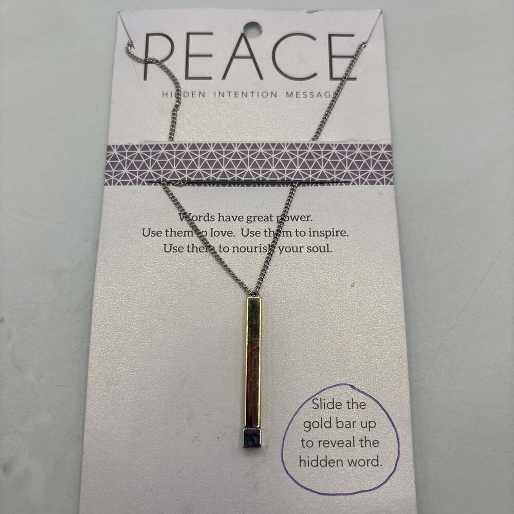 Alexa's Angels Hidden Message PEACE Necklace